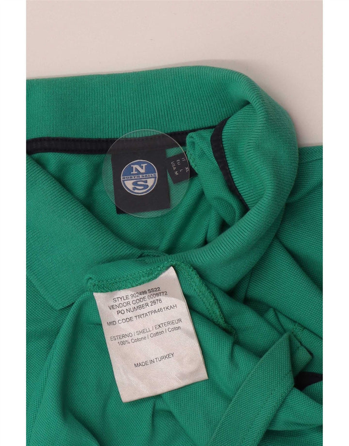 North Sails Herre Polo Shirt Stor Grøn Bomuld
