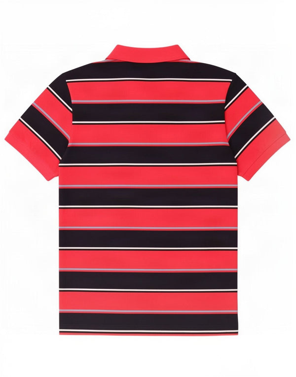 Gant Poloshirt til mænd Medium Pink Stribet bomuld