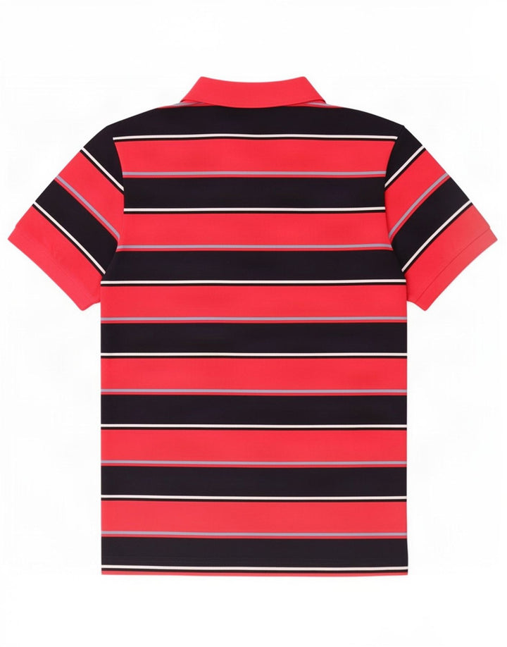 Gant Poloshirt til mænd Medium Pink Stribet bomuld
