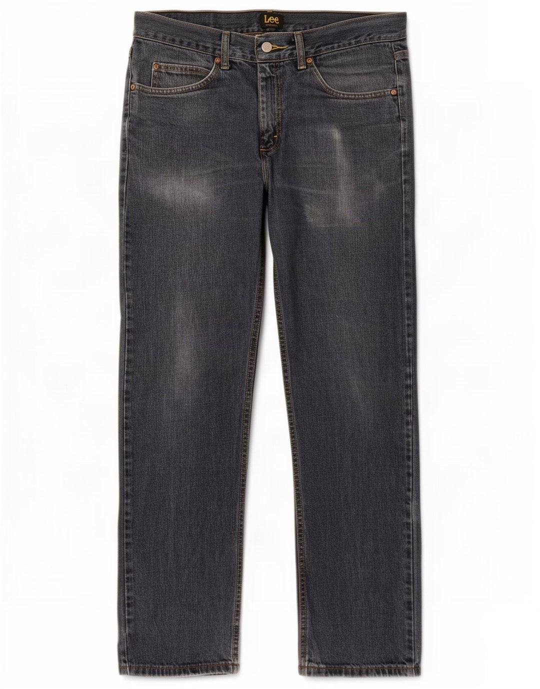 Lee Straight Jeans til mænd W32 L32 blå bomuld