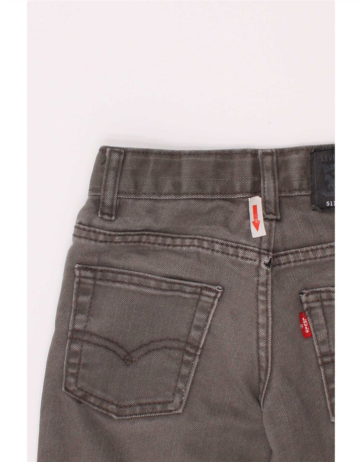 Levi's Boys 511 Distressed Slim Jeans 4-5 år W22 L18 Grå Bomuld