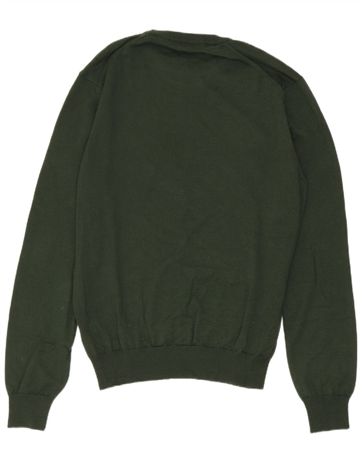 Calvin Klein Jeans Herre Crew Neck Jumper Sweater Large Khaki Wool