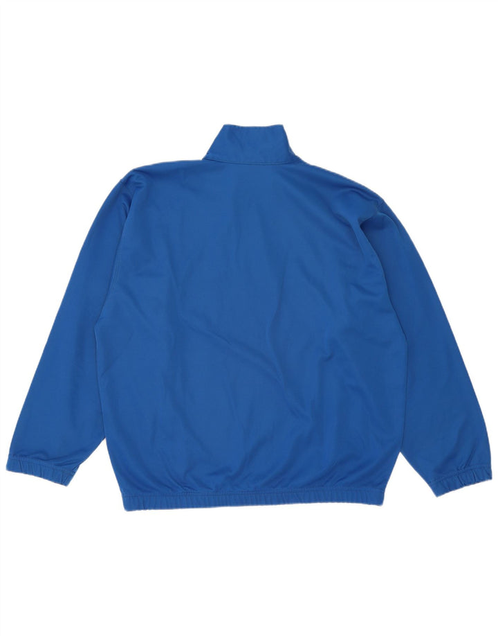 Errea Herre Zip Neck Pullover Træningsdragt Top Stor Blå