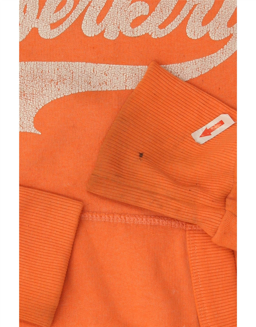 Superdry grafisk hættetrøje til kvinder UK 10 Lille orange polyester