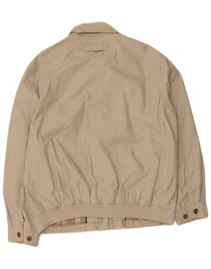 Tommy Hilfiger Herre Bomber Jacket UK 38 Medium Beige Bomuld