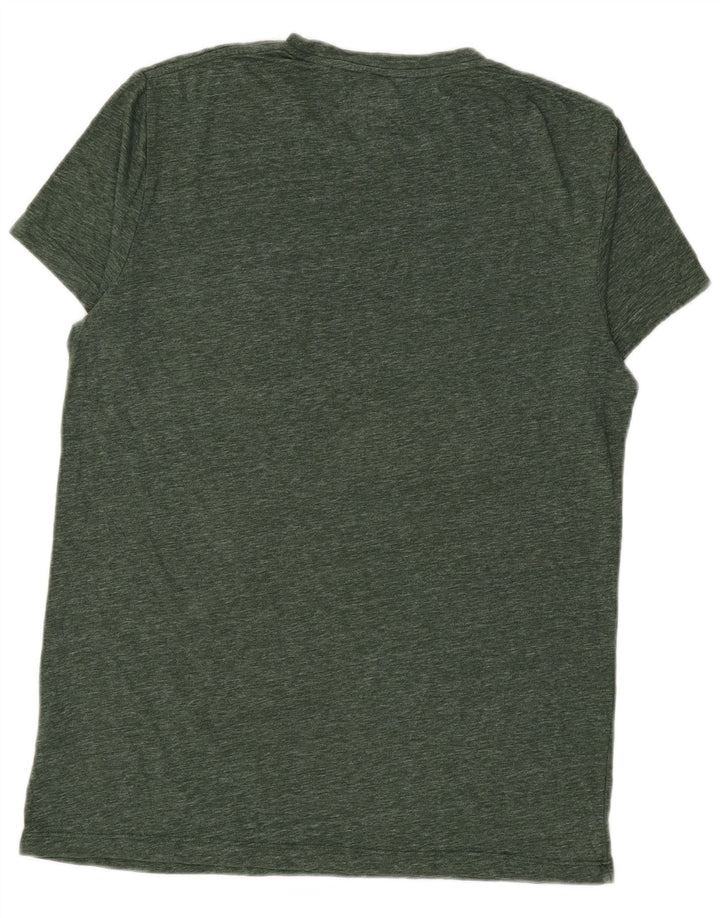JACK WILLS Herre T-Shirt Top Stor Grøn Bomuld