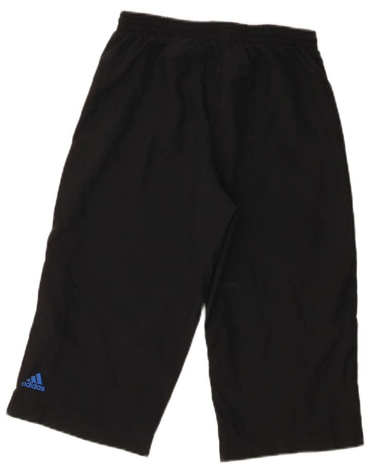 Adidas drenge grafiske sportsshorts 11-12 år sort polyester