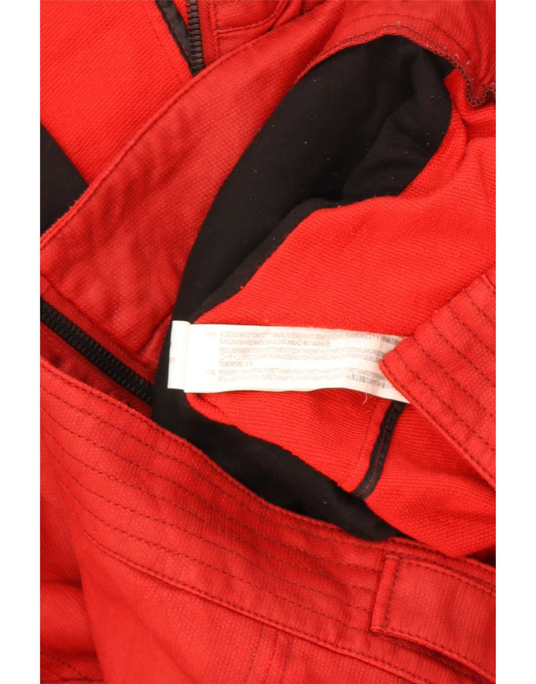 Zara Herre Utility Jacket UK 36 Lille rød polyester