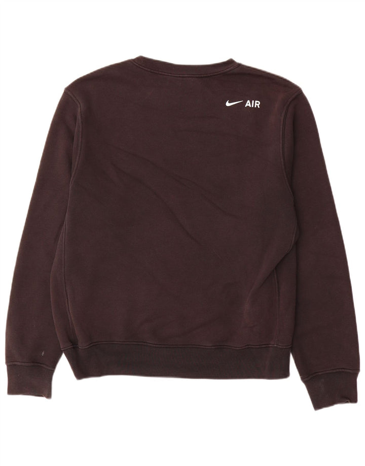 Nike grafisk sweatshirt til mænd, lille sort bomuld