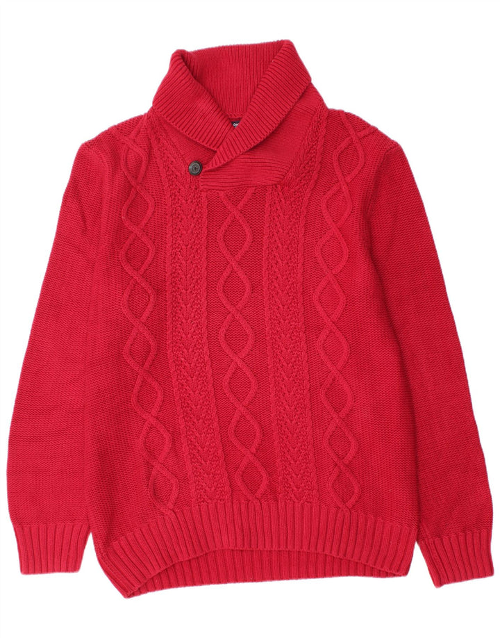 Gap Herre Shawl Neck Jumper Sweater XL Rød