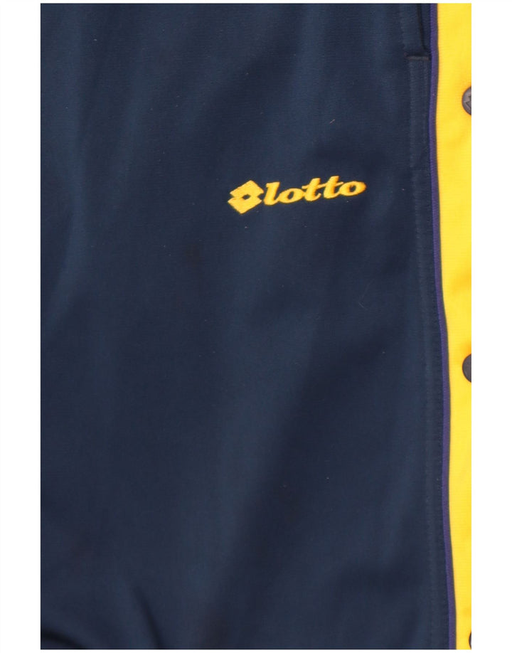 Lotto Herre Joggers Træningsdragt Bukser Medium Navy Blue Colourblock