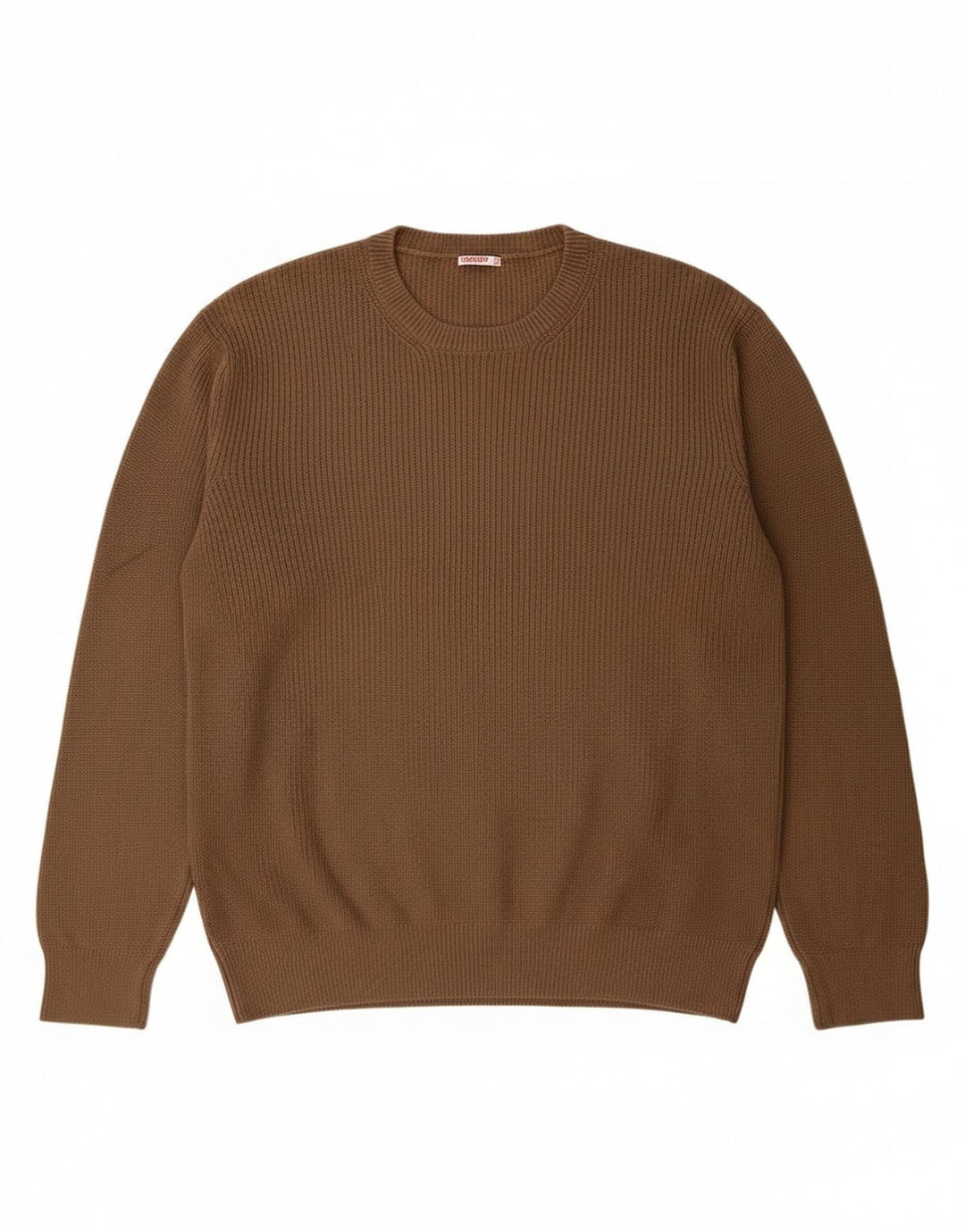 Carrera herre sweater med rund hals 2XL brun bomuld