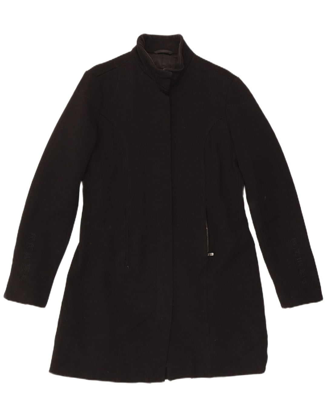BREMA Womens Overcoat IT 46 Large Black Nylon