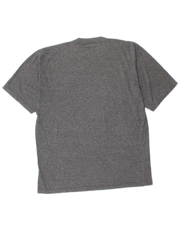 Asics Herre T-shirt Top Medium Grey Flecked Bomuld