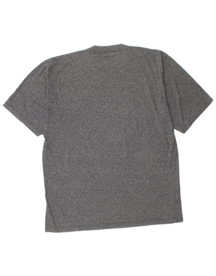 Asics Herre T-shirt Top Medium Grey Flecked Bomuld