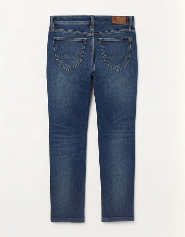 Tommy Hilfiger Dame Slim Jeans W28 L28 Blå Bomuld