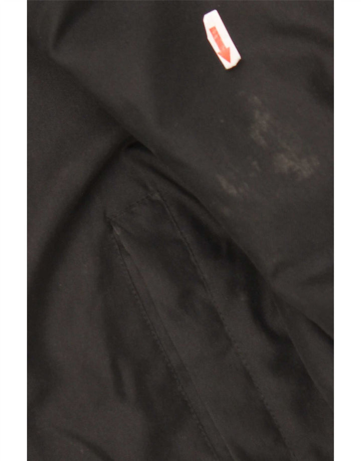 Kappa Herre Windbreaker Jacket UK 42 XL Sort Polyester