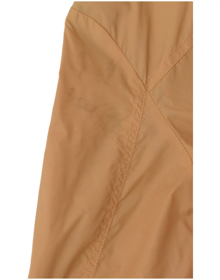 Zu Elements Womens Crop Bomber Jacket UK 10 Small Beige Polyamid