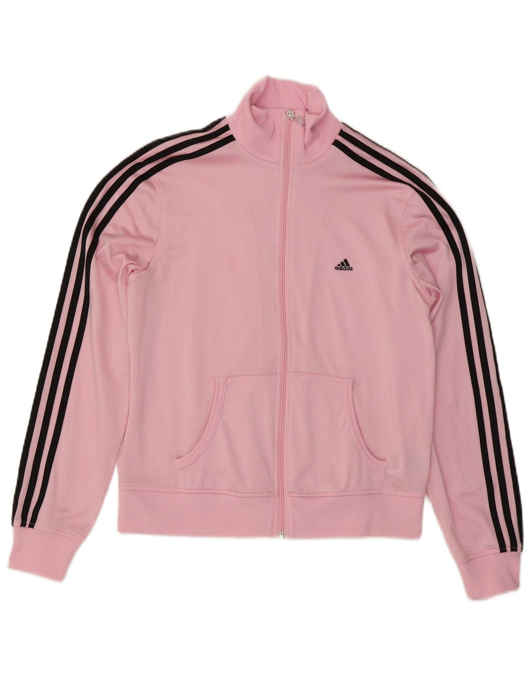 Adidas træningsdragt topjakke til kvinder UK 16 Large Pink Polyester