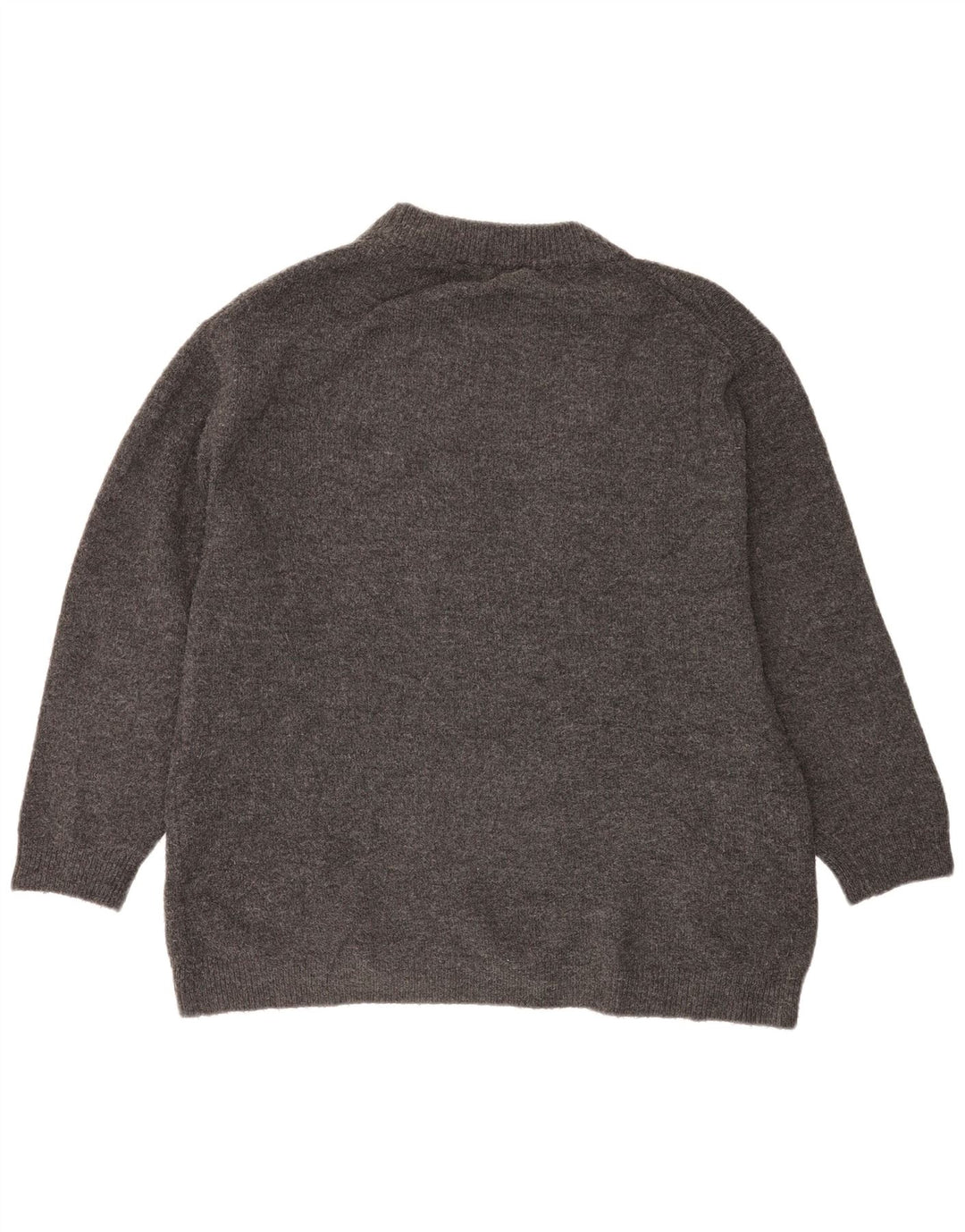Zara Dame Oversized Crew Neck sweater UK 14 Medium Grey