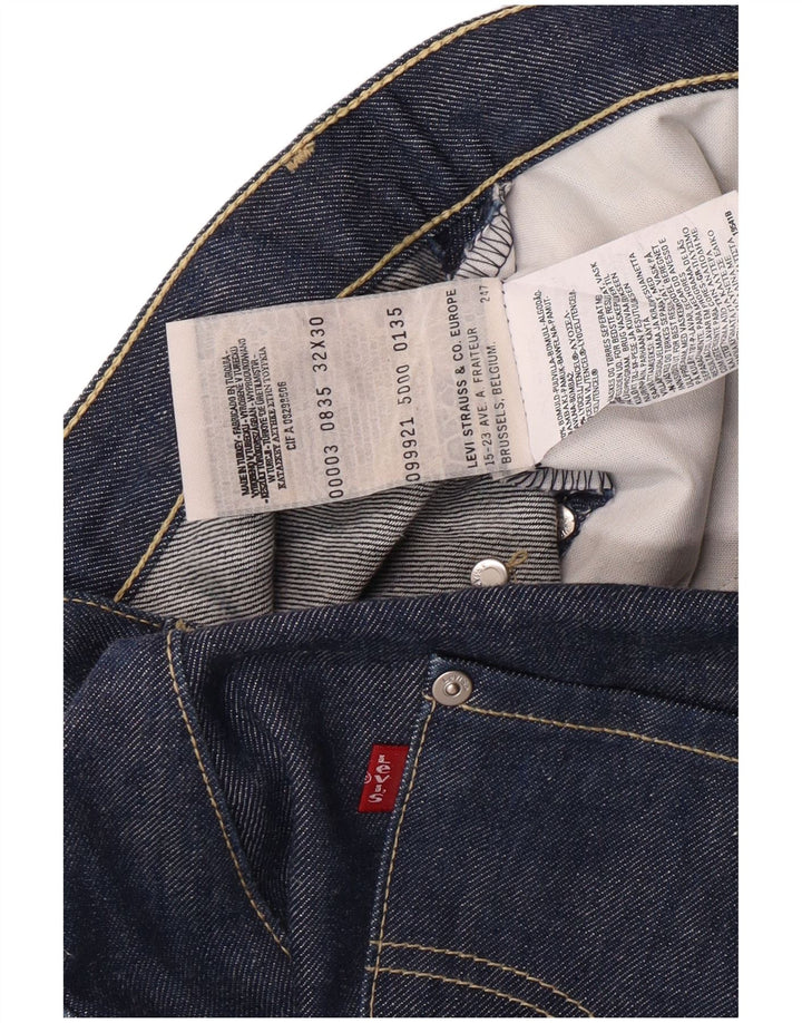 LEVI'S Herre 501 Straight Jeans W32 L30 Blue Cotton Classic