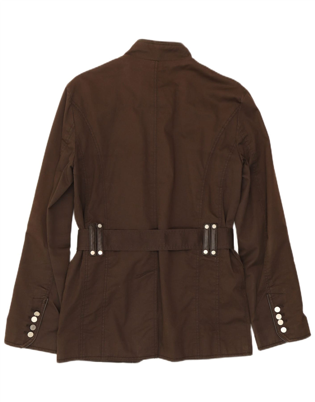 Zara Herre Military Jacket UK 38 Medium Brown Bomuld
