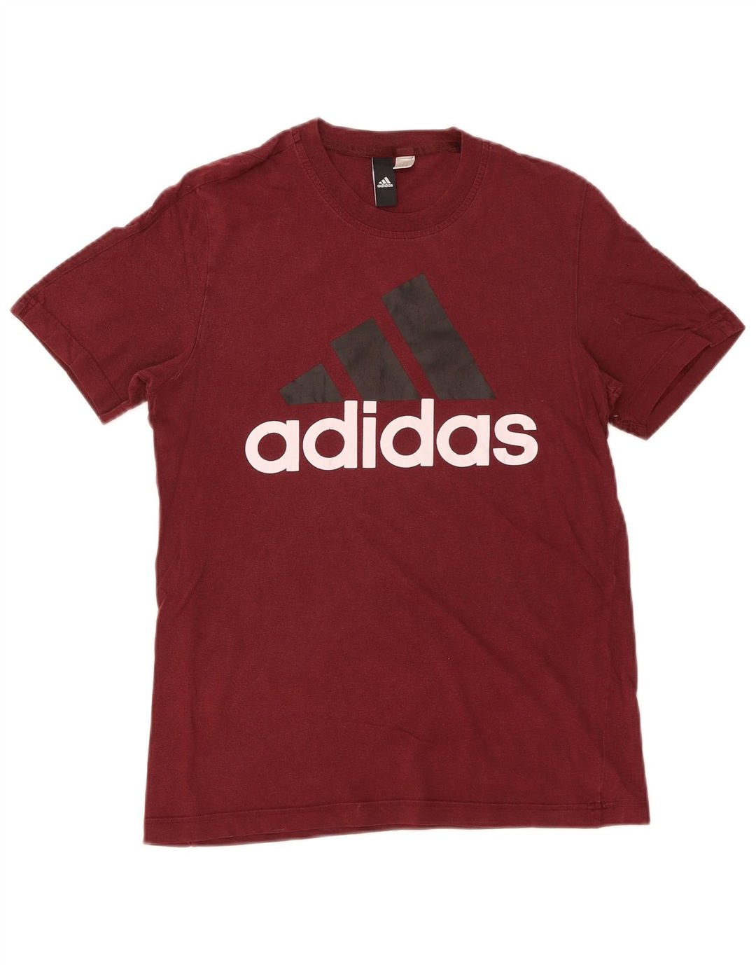 Adidas Grafisk T-shirt top til mænd, lille rødbrun
