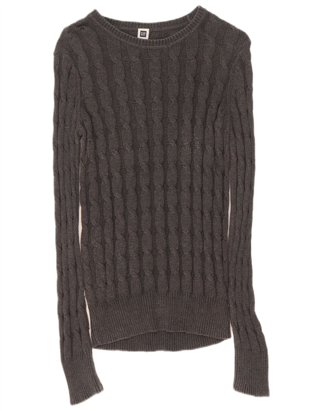Gap Dame Boat Neck Jumper Sweater UK 14 Medium Grey