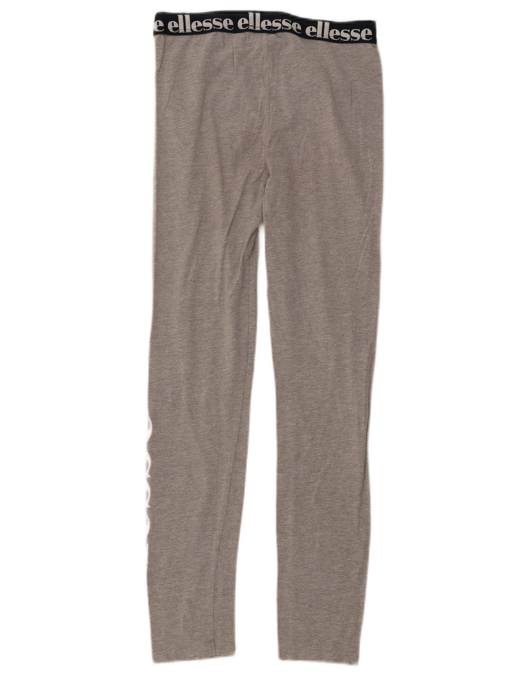 ELLESSE Girls Graphic Leggings 13-14 Years  Grey Cotton