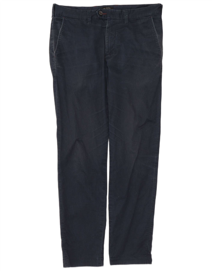 Ted Baker Herre Slim Suit Bukser W30 L29 Marineblå Bomuld