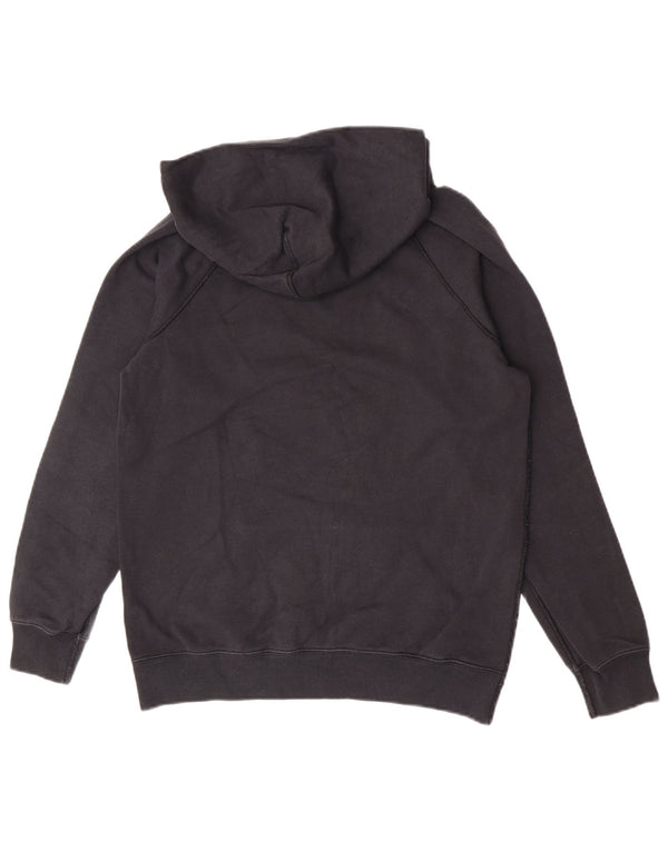 Jack Wills Womens Oversized Hoodie Jumper UK 10 Small Black Cotton
