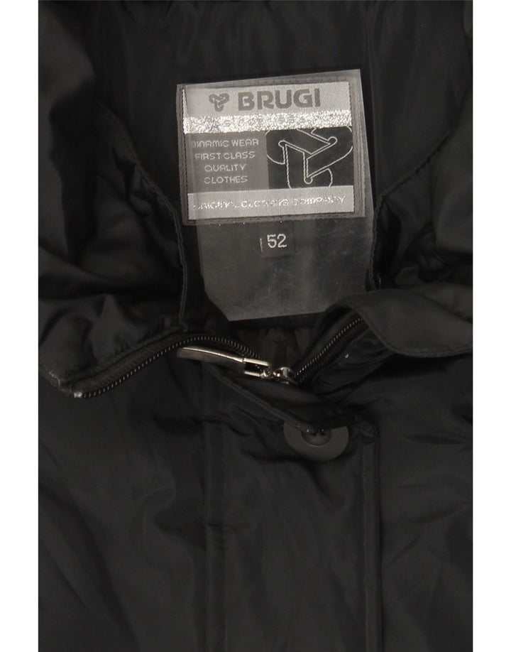 BRUGI Dame Polstret Frakke IT 52 2XL Sort