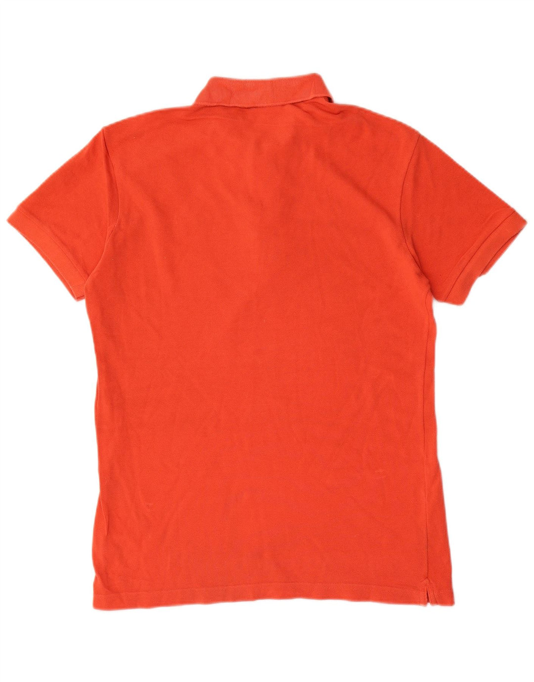 LACOSTE Herre Slim Fit Polo Shirt Størrelse 4 Medium Orange Bomuld