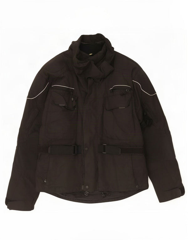 Advanced Experience Mens Racer Jacket UK 40 Large Black Polyester