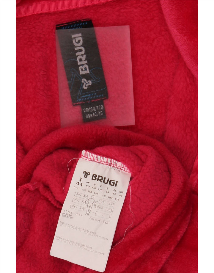 Brugi Pige Fleecejakke 14-15 År Burgundy Polyester