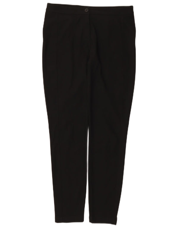 Benetton Dame Skinny Casual Bukser UK 12 Medium W32 L30 Sort Polyester