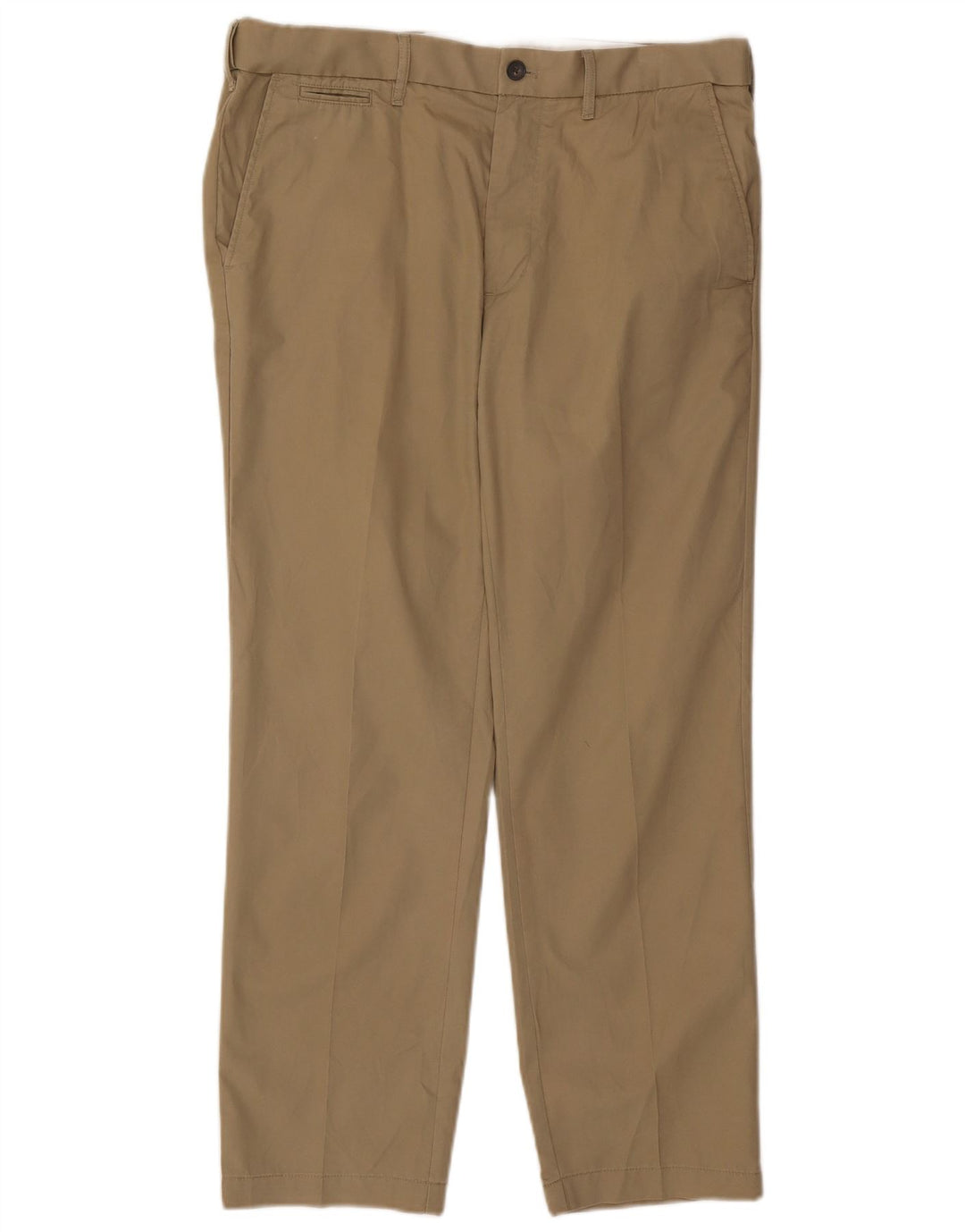 Marks & Spencer Herre Regular Fit Chinobukser W36 L29 Beige Bomuld