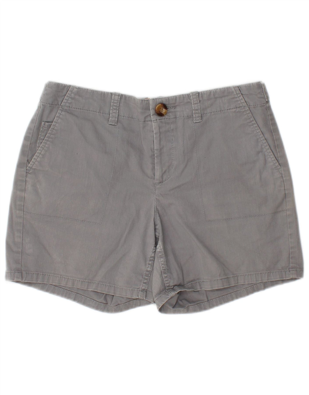 DOCKERS Chino Shorts til kvinder US 4 Small W28 Grå Bomuld