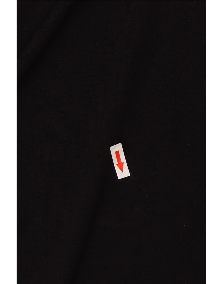 Massimo Dutti Dame ærmeløs Maxikjole UK 10 Small Black Lyocell