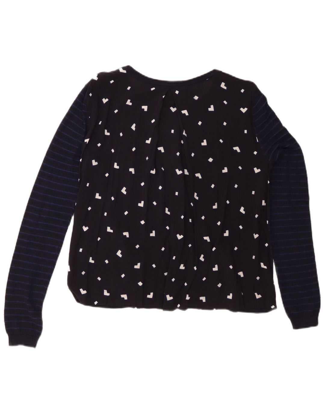 ARMANI JEANS Womens Loose Fit Cardigan Sweater EU 40 Medium Navy Blue