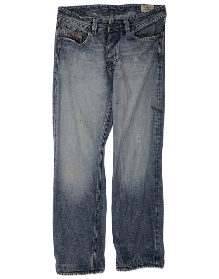 DIESEL Mens Larkee Straight Jeans W31 L34  Blue Cotton
