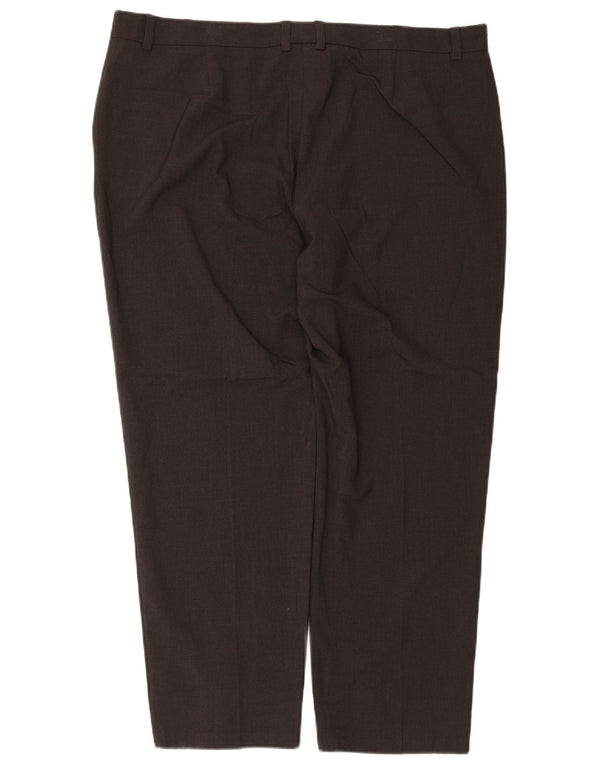 Marks & Spencer Damebukser med høj taljedragt UK 20 2XL W40 L28 Grå