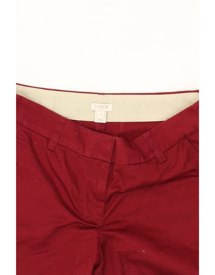 J. CREW Womens Chino Shorts US 4 Small W30  Red Cotton Vintage J. Crew and Second-Hand J. Crew from Messina Hembry 