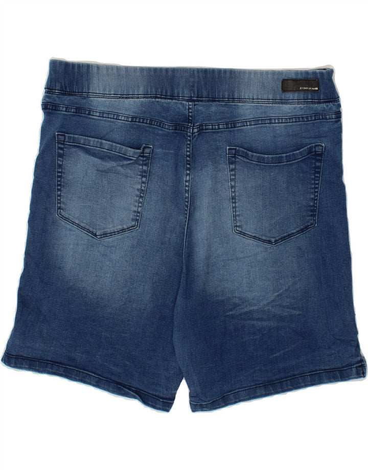 DKNY Womens Denim Shorts 2XL W40  Blue Cotton Vintage Dkny and Second-Hand Dkny from Messina Hembry 