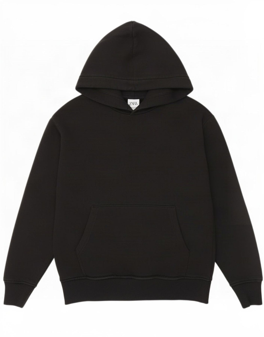 Zara Herre hættetrøje Jumper Medium Sort Bomuld