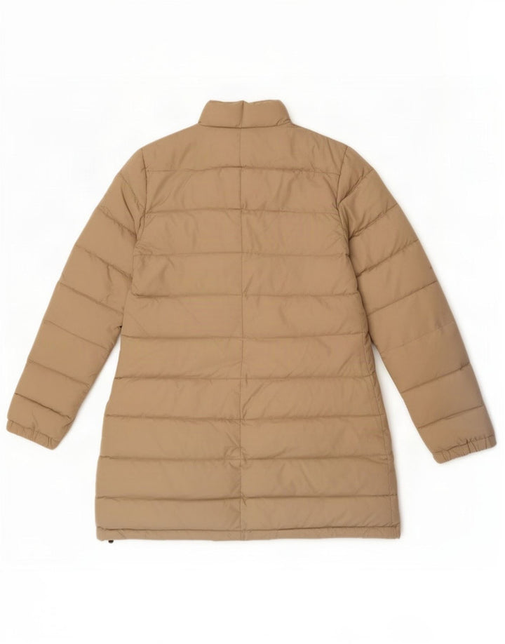 Alberto Aspesi Dame Polstret Frakke UK 10 Small Beige Polyamid