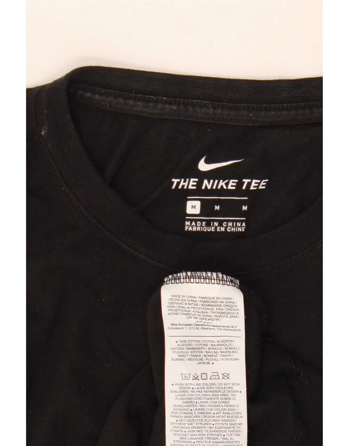 Nike T-shirt top mellem sort bomuld til mænd