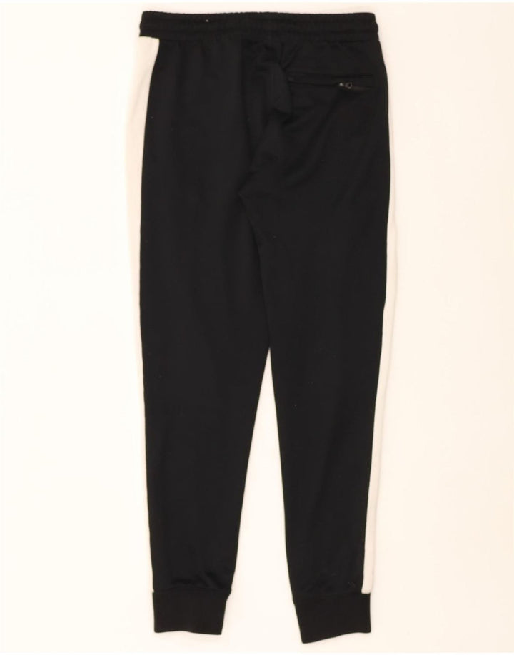 PUMA Womens Tracksuit Trousers Joggers UK 14 Medium  Black Colourblock Vintage Puma and Second-Hand Puma from Messina Hembry 