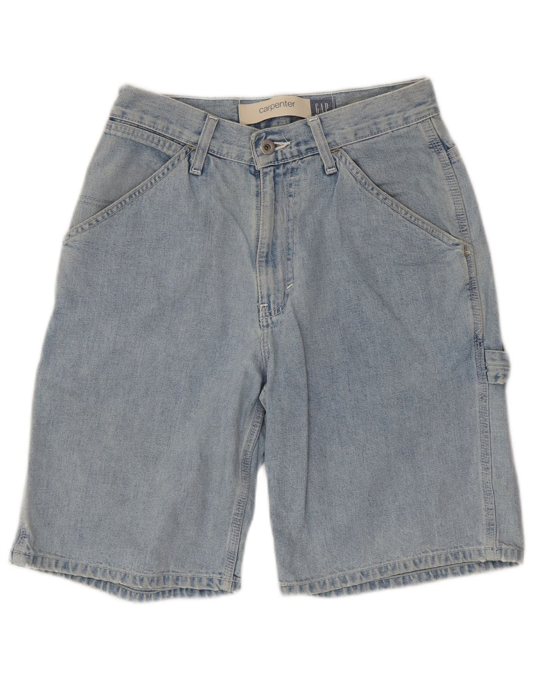 GAP Herre Carpenter Cargo Denim Shorts W28 Små blå bomuld