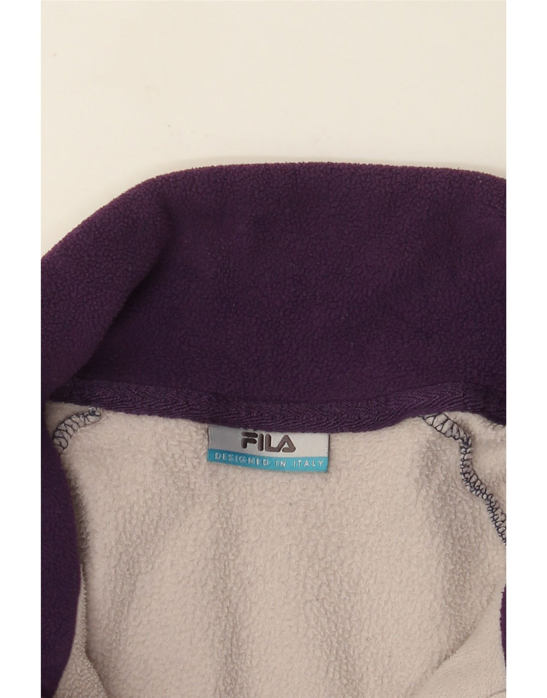 Fila Fleecejakke til mænd UK 40 Large Navy Blue Colourblock